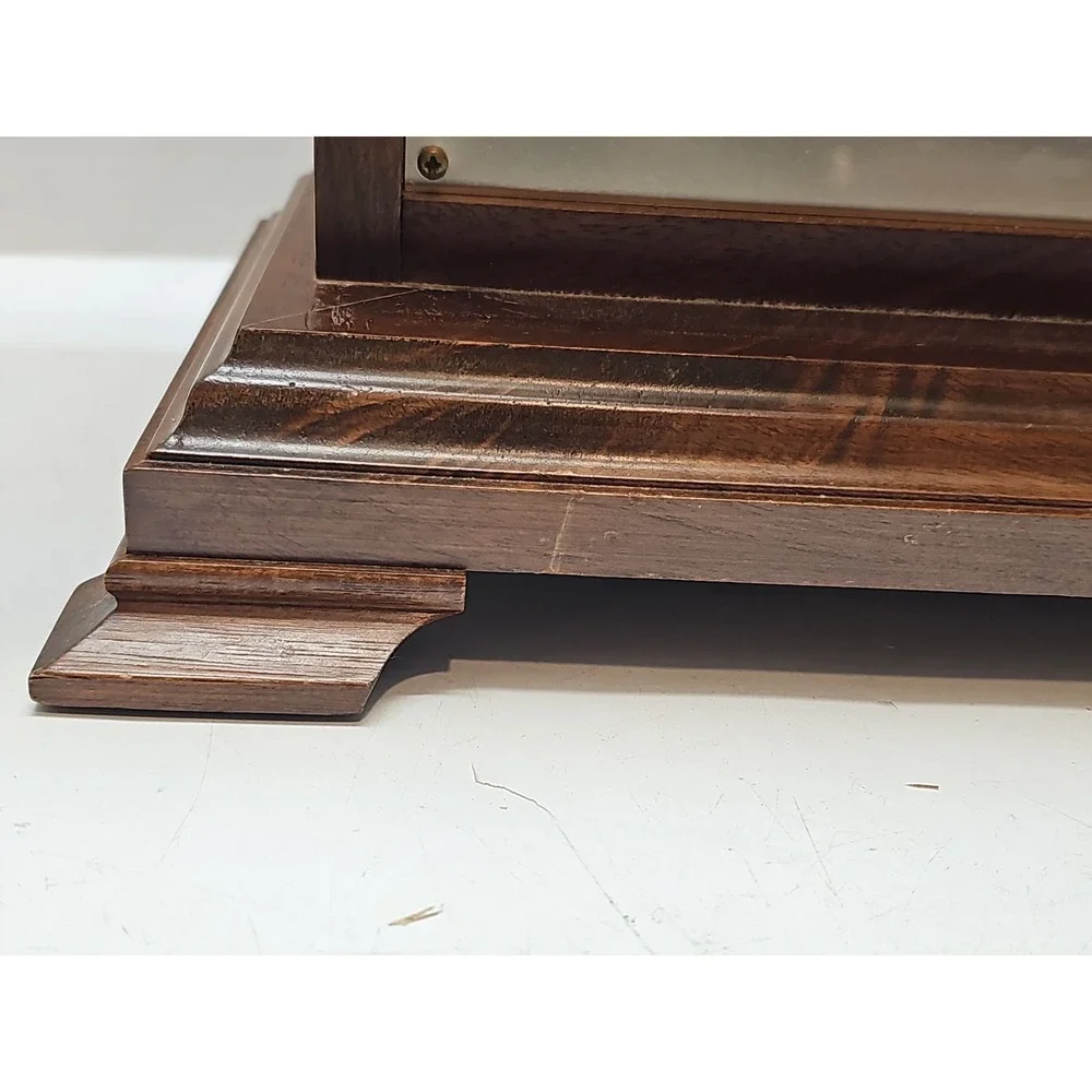 Hamilton Franz Hermle 1050-020 Wooden Bracket Mantel Clock 16